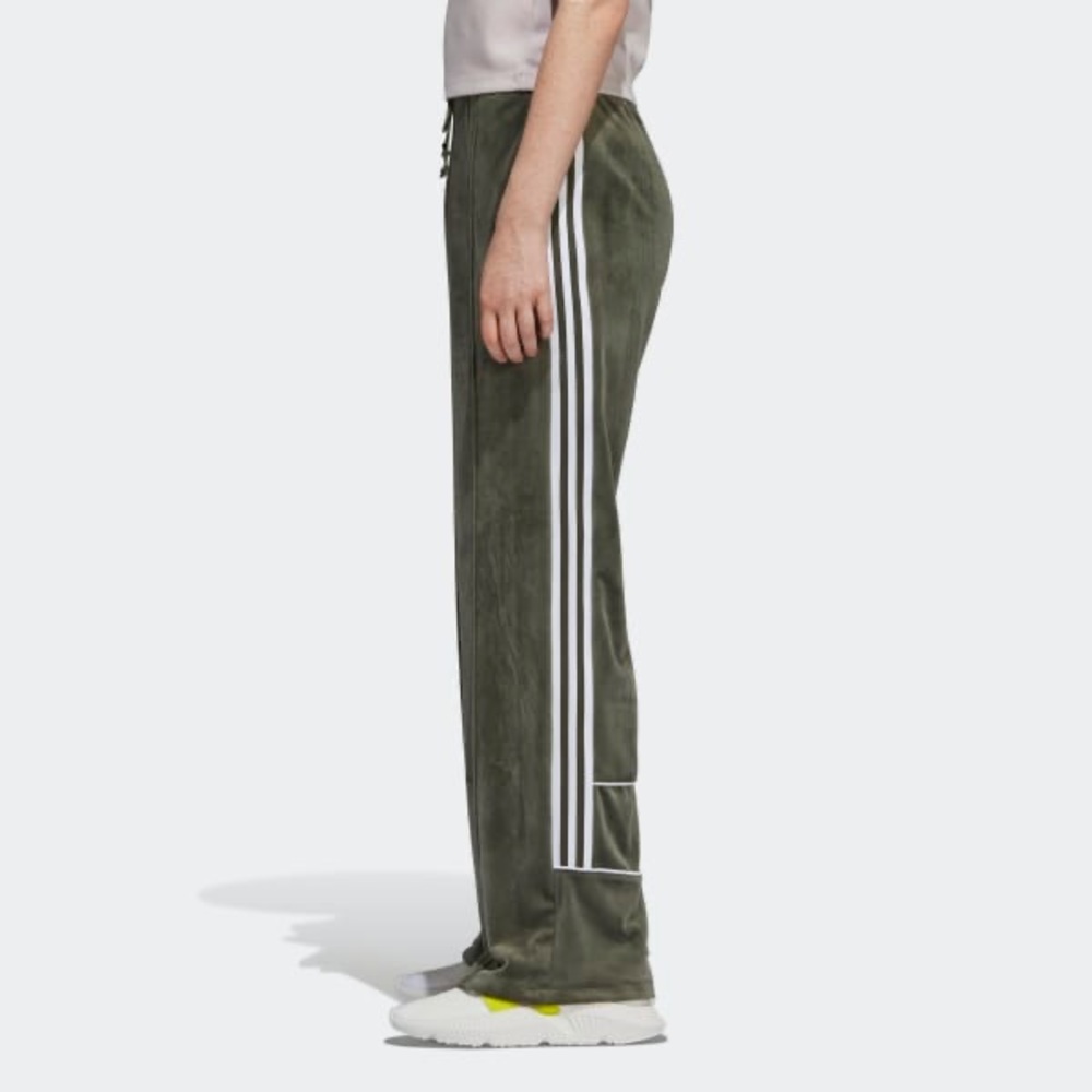 Adidas Green Velour Track Pants